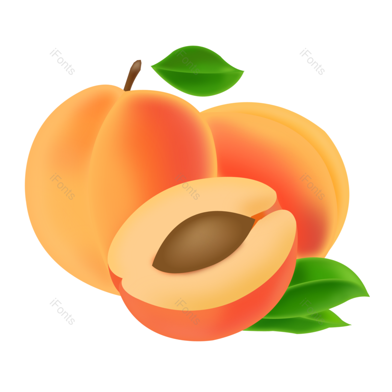 元素图片,卡通元素,水果PNG,手绘免抠素材